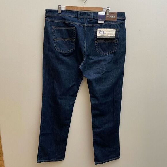 Atelier Gardeur Nigel Jeans Mens Size 42x34 Blue Regular‎ Fit Ring Denim New - Picture 5 of 15
